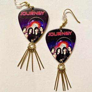 Journey•Guitar Pick Earrings